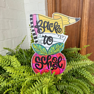 Back to School Stack - DOOR HANGER