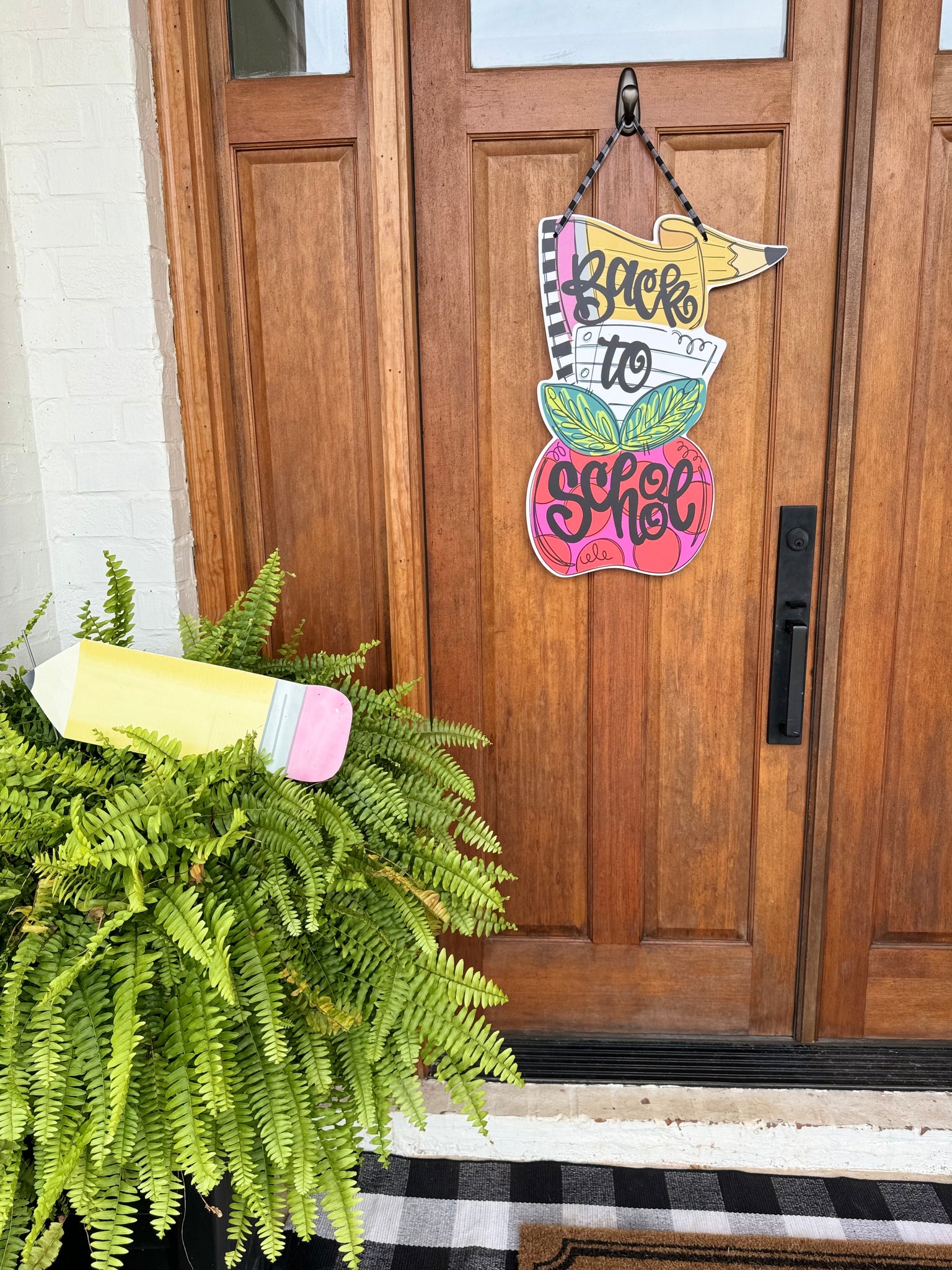 Back to School Stack - DOOR HANGER