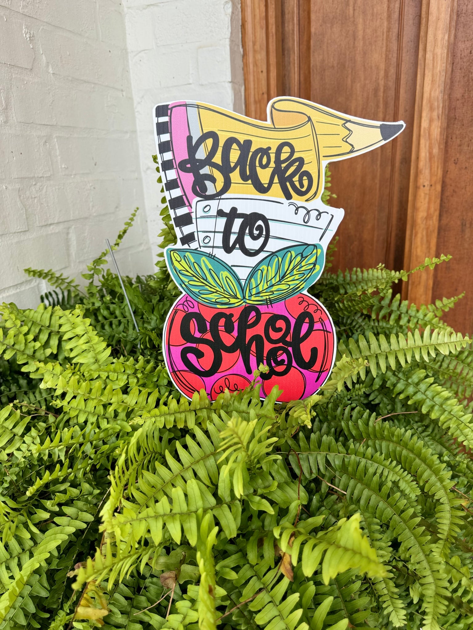 Back to School Stack - DOOR HANGER